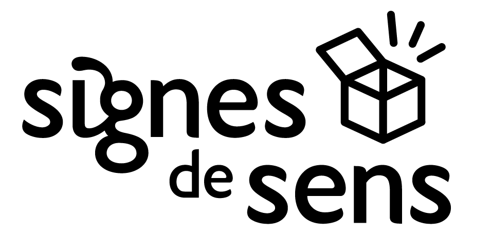 Logo de l'association Signes de Sens en noir